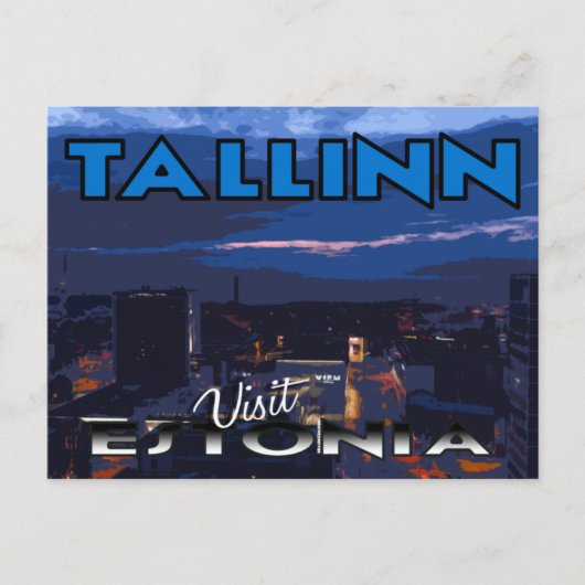 Tallinn, Besuch Estlands Postkarte (Vorderseite)