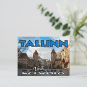 Tallinn, Besuch Estlands Postkarte (Stehend Vorderseite)