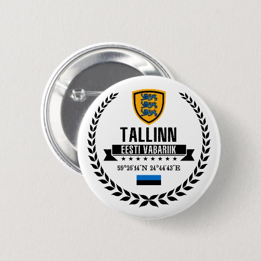 Tallinn Button (Vorne & Hinten)