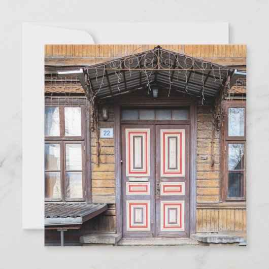 Tallinn Door Feiertagskarte (Vorderseite)