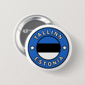 Tallinn Estland Button (Vorne & Hinten)