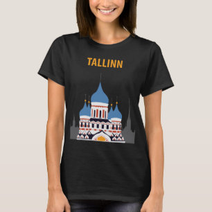 Tallinn Estland Orthodoxe Kirche Reise T-Shirt