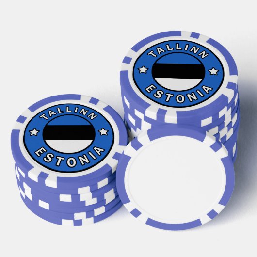 Tallinn Estland Pokerchips (Stapel)