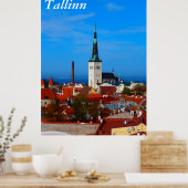 Tallinn, Estland Poster (Küche)