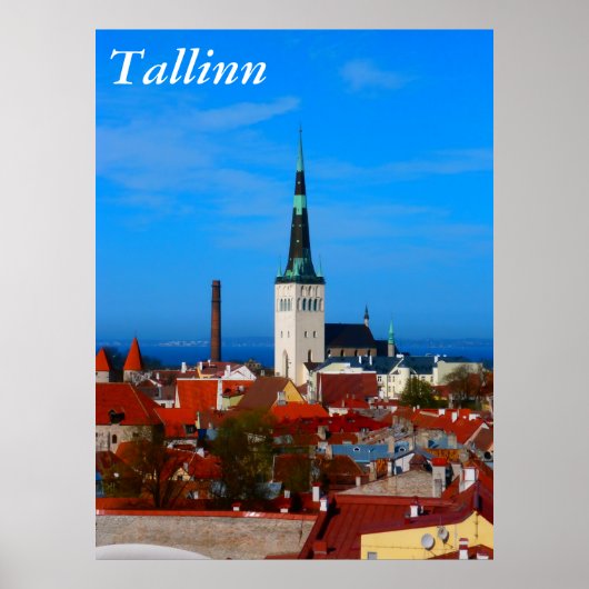 Tallinn, Estland Poster (Vorne)