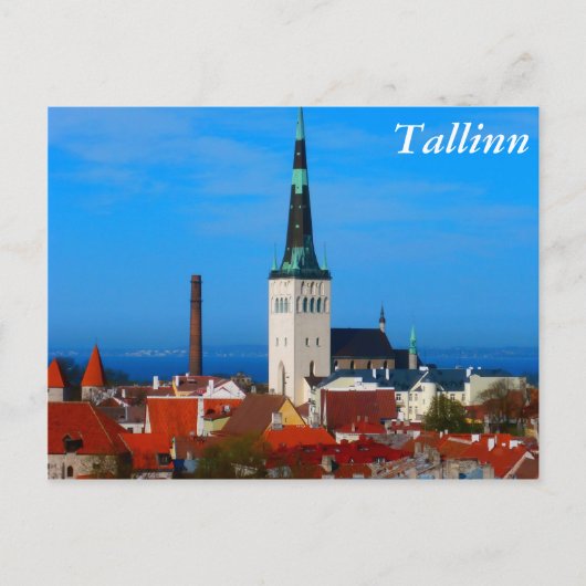 Tallinn, Estland Postkarte (Vorderseite)