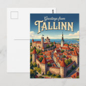 Tallinn Estland Postkarte (Vorne/Hinten)