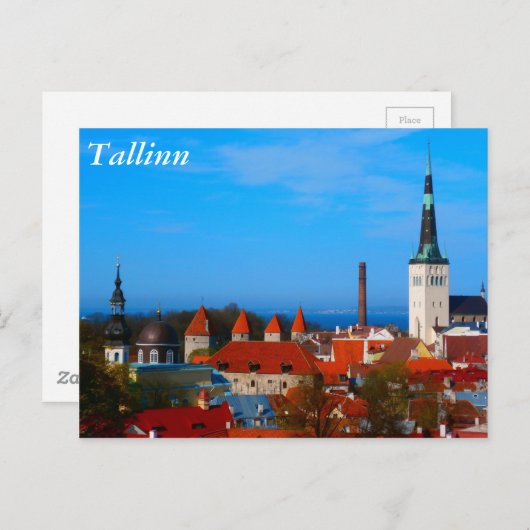 Tallinn, Estland Postkarte (Vorne/Hinten)