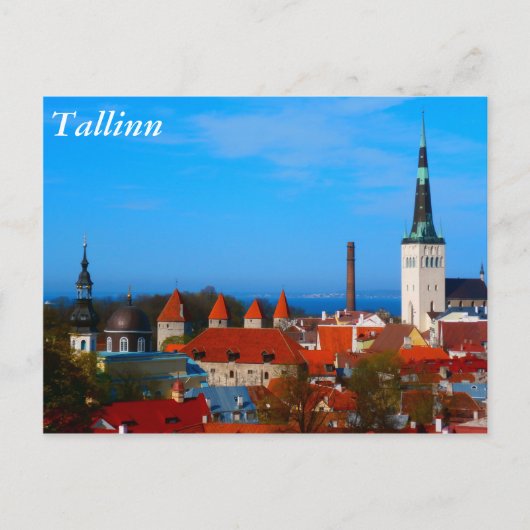 Tallinn, Estland Postkarte (Vorderseite)