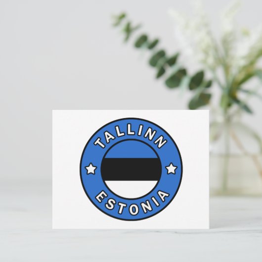 Tallinn Estland Postkarte (Stehend Vorderseite)