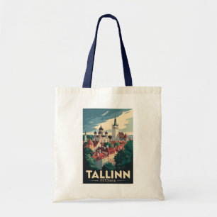 Tallinn Estland Reisen Art Vintag Tragetasche