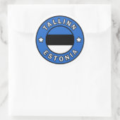 Tallinn Estland Runder Aufkleber (Tasche)