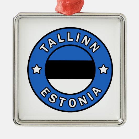 Tallinn Estland Silbernes Ornament (Vorne)