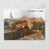 Tallinn Estland Stadt Panorama Aussicht Postkarte (Vorderseite)