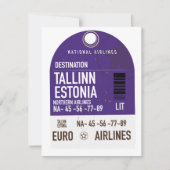 Tallinn Estnisch Fahrkarte (Vorderseite)
