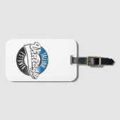 Tallinn Estnisch Vintages Logo Gepäckanhänger (Vorderseite (Horizontal))