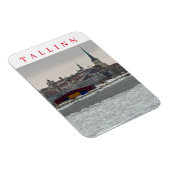 Tallinn im Winter Blick Kühlschrankmagnet Magnet (Rechte Seite)