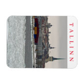 Tallinn im Winter Blick Kühlschrankmagnet Magnet (Horizontal)