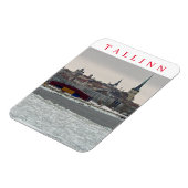 Tallinn im Winter Blick Kühlschrankmagnet Magnet (Linke Seite)