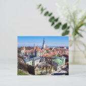Tallinn Innenstadt Aussicht Postkarte (Stehend Vorderseite)
