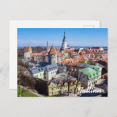 Tallinn Innenstadt Aussicht Postkarte (Vorne/Hinten)