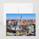 Tallinn Innenstadt Aussicht Postkarte (Vorne/Hinten)
