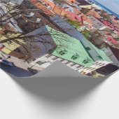 Tallinn Innenstadtblick Geschenkpapier (Ecke)