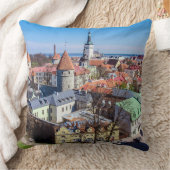 Tallinn Innenstadtblick Kissen (Decke)