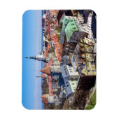 Tallinn Innenstadtblick Magnet (Vertikal)