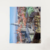 Tallinn Innenstadtblick Wandteppich (Vorderseite)