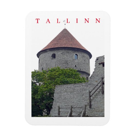 Tallinn Kiek in de Kok View Kühlschrankmagnet Magnet (Vertikal)