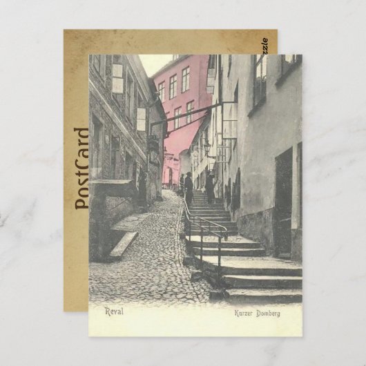 Tallinn. Luhike jalg Postkarte (Vorne/Hinten)