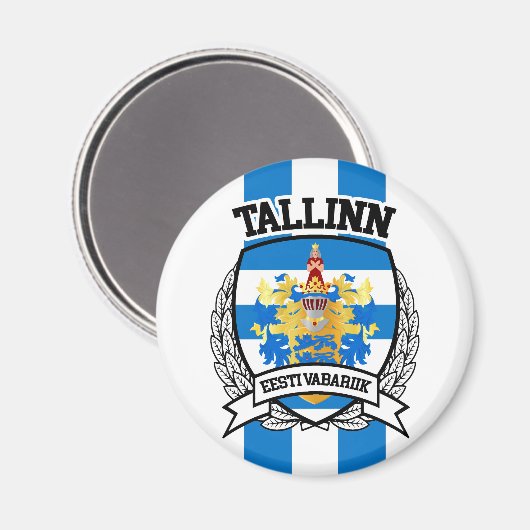 Tallinn Magnet (Vorderseite/Rückseite)