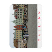 Tallinn Marktstände Blick Kühlschrankmagnet Magnet (Vertikal)