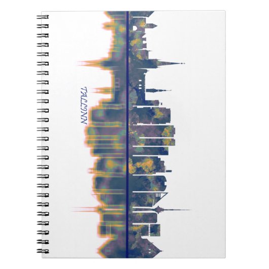 Tallinn Skyline Notizblock (Vorderseite)