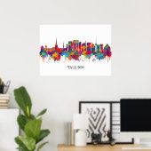 Tallinn Skyline Poster (Heimbüro)