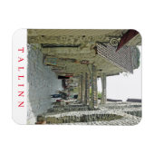 Tallinn St. Catherine's Passage View Kühlschrankma Magnet (Horizontal)