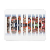 Tallinn-Text, der aus alten Magnet (Horizontal)