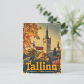 Tallinn Vintag Postkarte (Stehend Vorderseite)