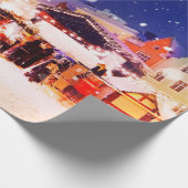 Tallinn Weihnachtsmarkt.  Geschenkpapier (Ecke)
