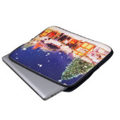 Tallinn Weihnachtsmarkt. Laptopschutzhülle (Vorne Knopf)