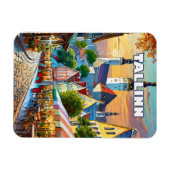 Tallinn, wo Geschichte und Moderne heiraten Magnet (Horizontal)