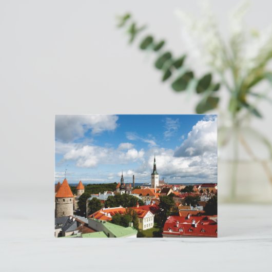 Tallinns Dächer Postkarte (Stehend Vorderseite)