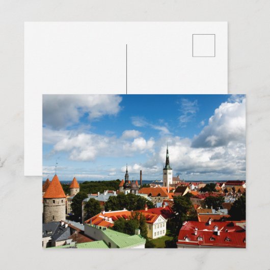 Tallinns Dächer Postkarte (Vorne/Hinten)