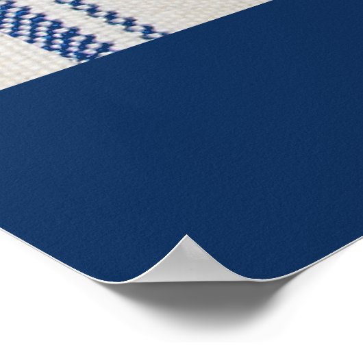 Tallis & Tefillin- Mazel Tov- schreiben Sie Ihren  Poster (Ecke)