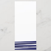 Tallit Bar Mitzvah Programm (Rückseite)