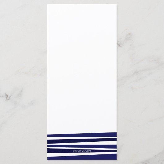 Tallit Bar Mitzvah Programm (Rückseite)