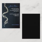 Tallit Tallis Bar Bat Mitzvah Empfang Card Begleitkarte (Vorne/Hinten)