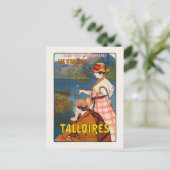 Talloire. Lac D'annecy Vintage Poster 1910 Postkarte (Stehend Vorderseite)