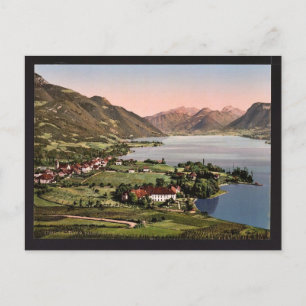Talloires, Annecy, France classic Fotochrom Postkarte